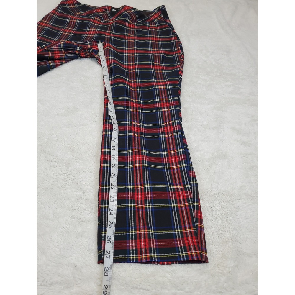 NWT Jones New York Black Red Plaid Pant 1X Academia Office Classic Plus Size - Picture 6 of 10